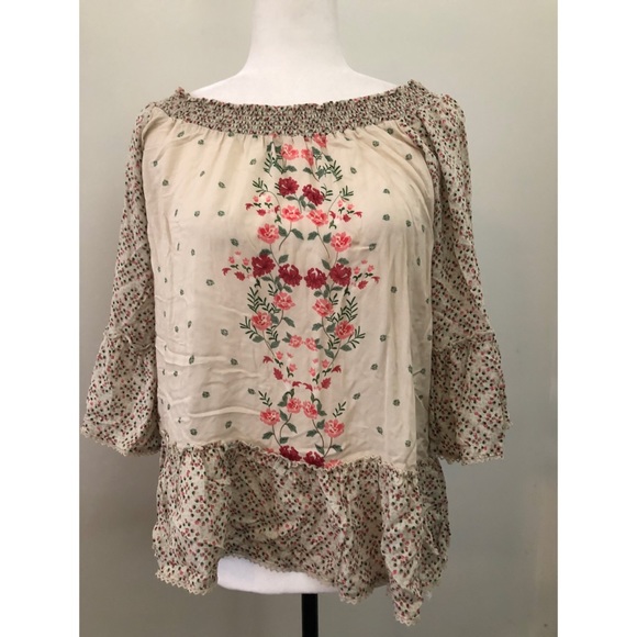 Democracy Floral Bell Sleeve Blouse - Picture 4 of 8